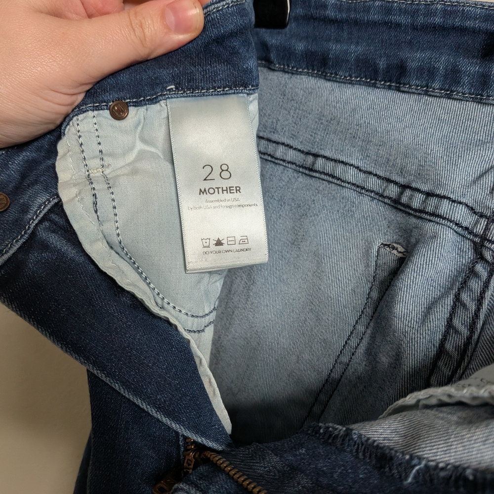 MOTHER Dark Blue Ankle Jeans - Picture 4 of 4